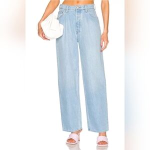 Mother SNACKS!  The Pleated Fun Dip Puddle Jeans In Just A Nibble Sz 26 NWT $218